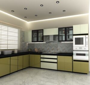 Green & White Kitchen By Ultrafresh