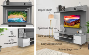 Ultrafresh Mega 1500 TV Unit for living Room 