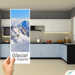  glacier inspired kitchen idea which is snow white